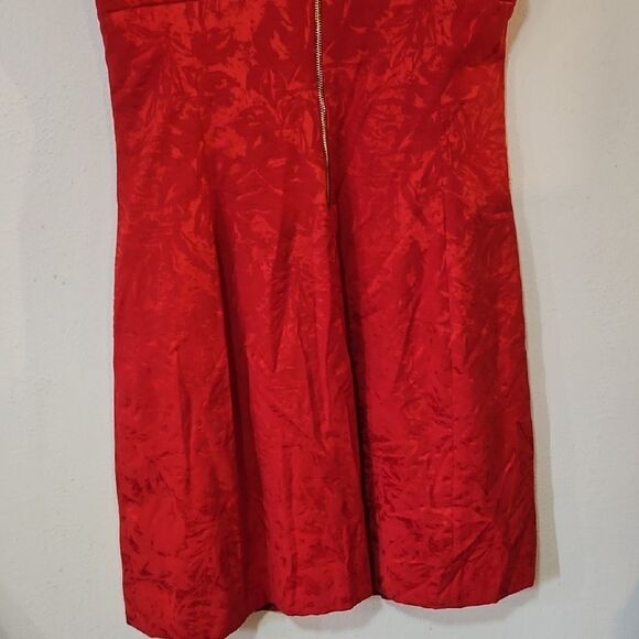 Etcetera Red A-Line Mini Dress for Weddings - Picture 8 of 8
